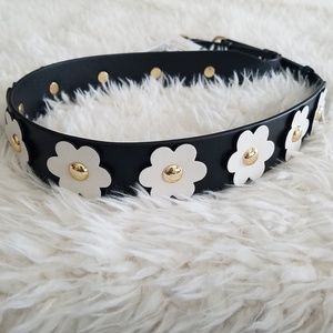 Michael Kors Floral Appliqué Shoulder Strap